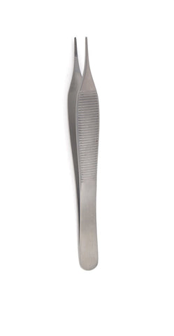 Adson Dressing Forceps Serrated., 4.75" (Stainless Steel)
