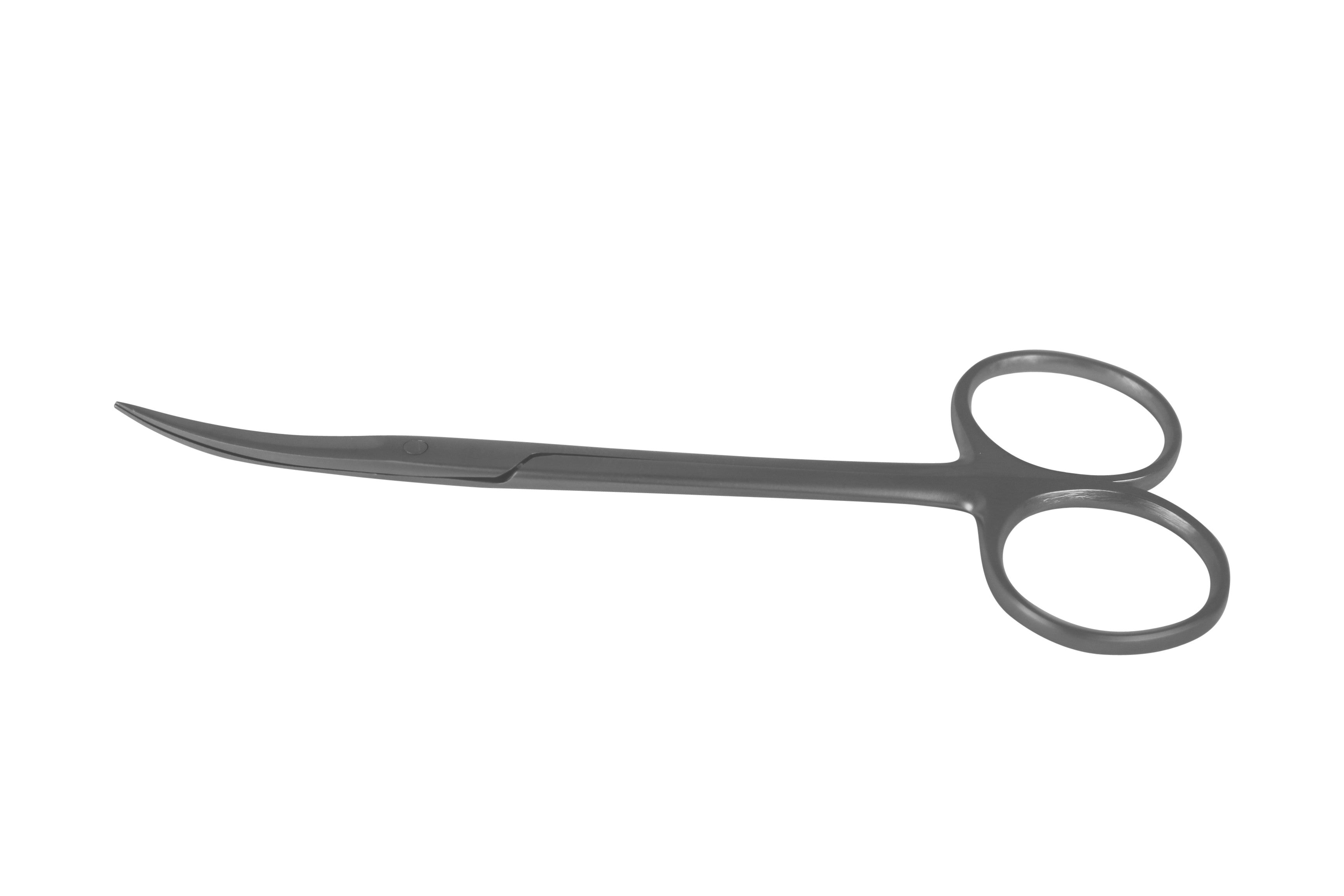 Iris Scissors Long Curved 115mm Long (Stainless Steel), Disposable and  Reusable Animal Feeding Needles
